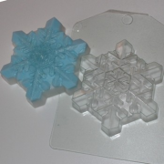  Пластиковая форма Снежинка кристальная