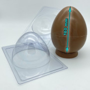 Пластиковая форма Яйцо верх+низ h160