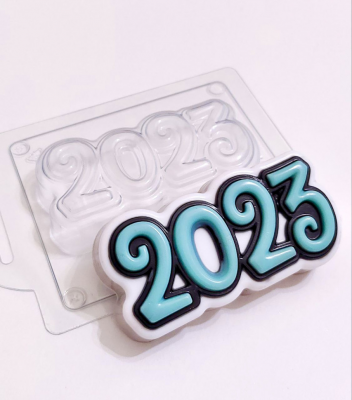  Пластиковая форма 2023 цифры