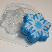  Пластиковая форма Снежинка 3